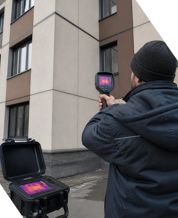 Тепловизионное обследование зданий и сооружений в Волхове