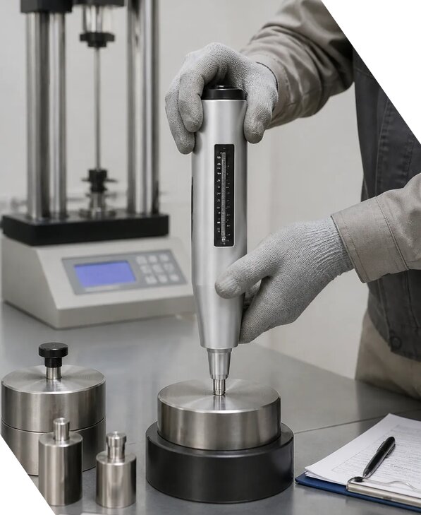 Поверка склерометров в Волхове точность измерений для стройконтроля